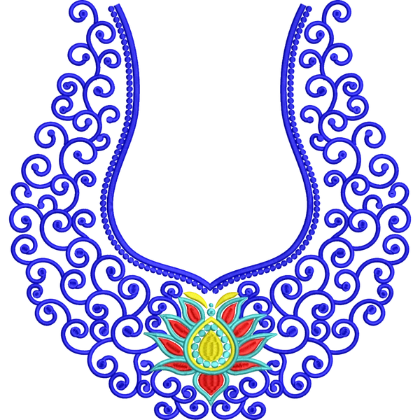 Blouse Design No :MSM - 812 - Full Sleeve, U Shape