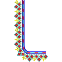 Blouse Design No :MSM - 815 - Simple Border, Square Shape