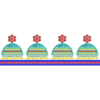 Blouse Design No :MSM - 842 - Simple Border, Boat Neck