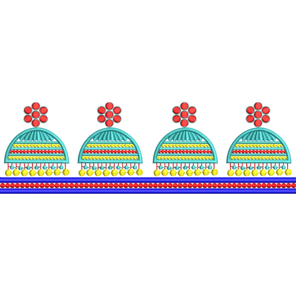 Blouse Design No :MSM - 842 - Simple Border, Boat Neck