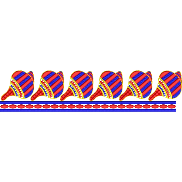 Blouse Design No :MSM - 848 - Simple Border, U Shape
