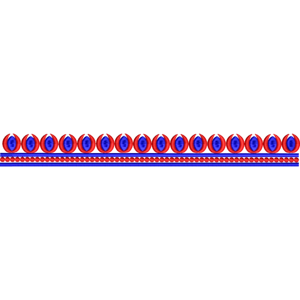 Blouse Design No :MSM - 856 - Simple Border, U Shape
