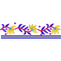 Blouse Design No :MSM - 865 - Simple Border, U Shape