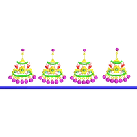 Blouse Design No :MSM - 872 - Simple Border, Boat Neck