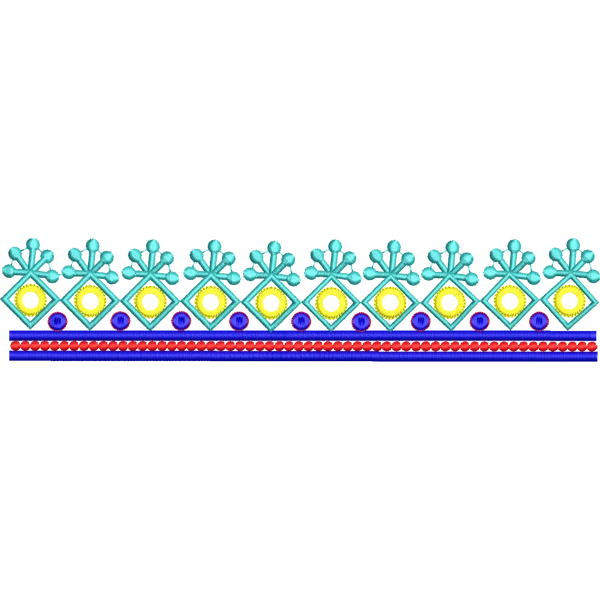 Blouse Design No :MSM - 873 - Simple Border, U Shape