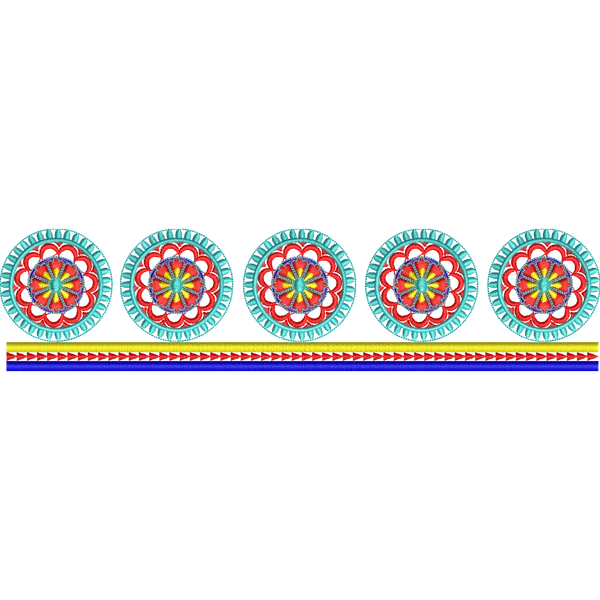 Blouse Design No :MSM - 900 - Simple Border, U Shape
