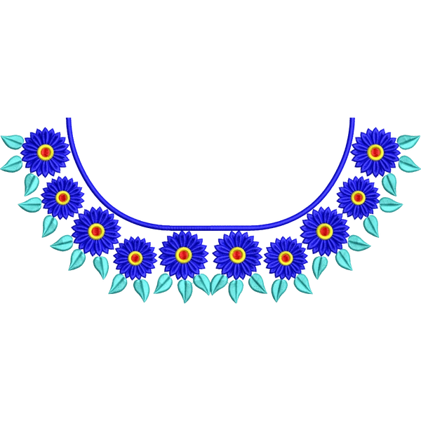 Blouse Design No :MSM - 906 - Simple Border, Boat Neck