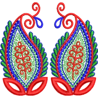 Blouse Design No :MSM - 916 - Butta, U Shape
