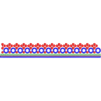 Blouse Design No :MSM - 921 - Simple Border, U Shape