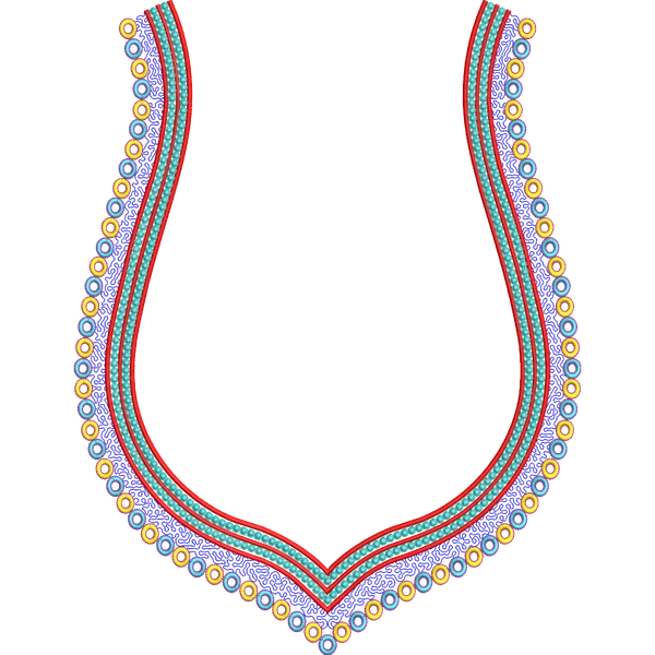 Blouse Design No :MSM - 925 - Simple Border, Sweat Heart