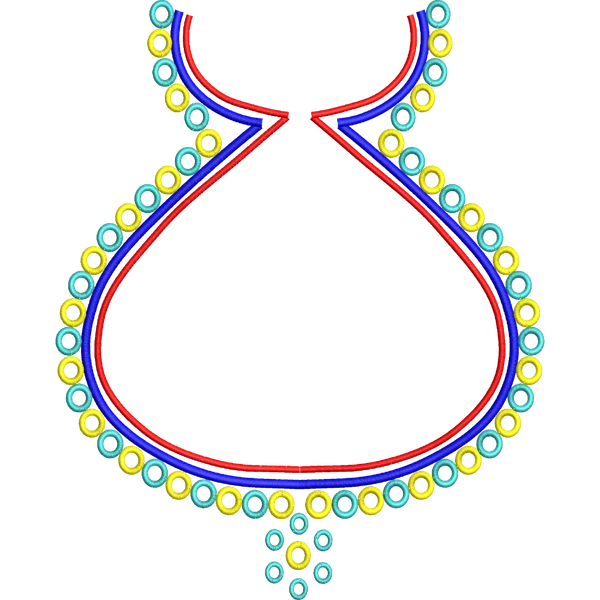 Blouse Design No :MSM - 935 - Pot Neck
