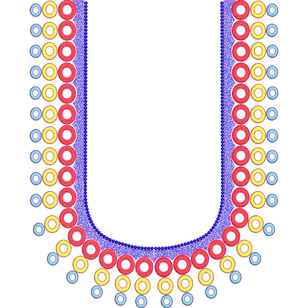 Blouse Design No :MSM - 967/1 - Butta, U Shape