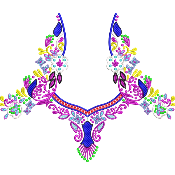 Blouse Design No :MSM - 969 - Simple Border, Sweat Heart