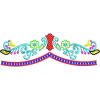 Blouse Design No :MSM - 969 - Simple Border, Sweat Heart