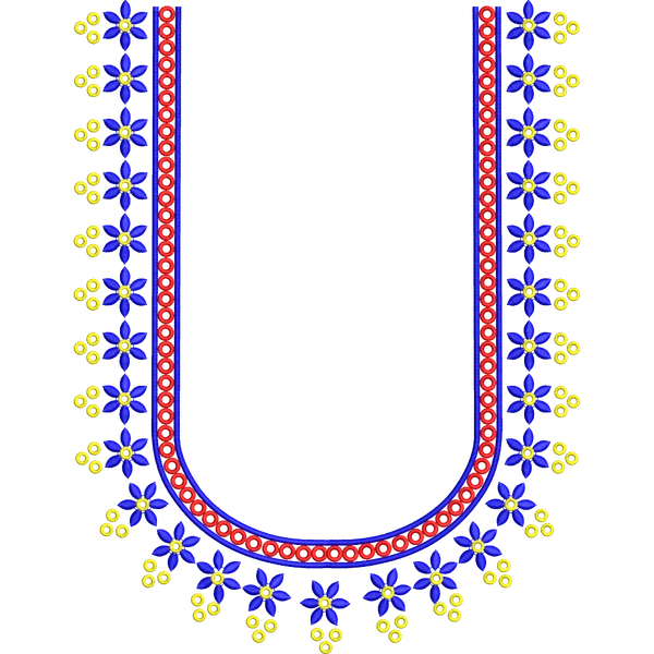 Blouse Design No :MSM - 981 - Butta, U Shape