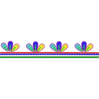 Blouse Design No :MSM - 985 - Simple Border, Pot Neck