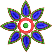 Blouse Design No :MSM - 990 - Butta, Pot Neck