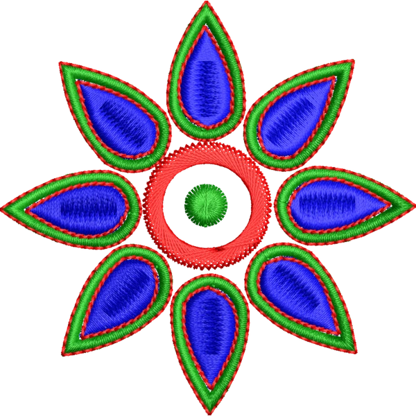 Blouse Design No :MSM - 990 - Butta, Pot Neck