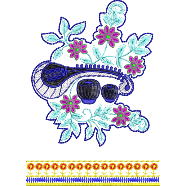Blouse Design No :192101 - U Shape, Full Sleeve
