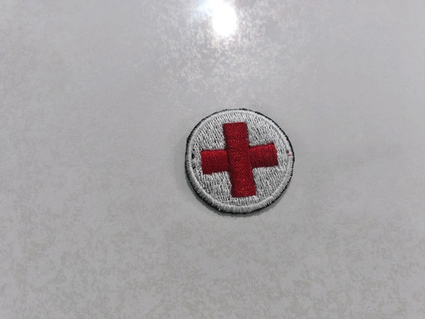 First Aid - Patch -Round - Sew-on