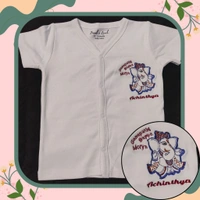 Baby Shirt With Cartoon Embroidery