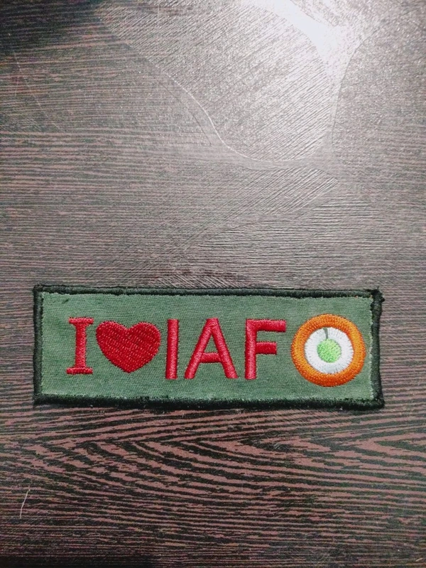 Key Chain Tag - With Rafalle And IAF Symbol 