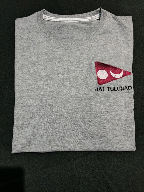 T Shirt - Jai Tulunad With Triangle shape Flag