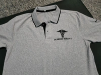 T shirt logo Embroidery With Sleeve Design