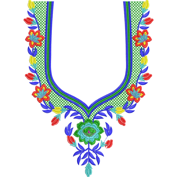Blouse Design No :MSM - 166 - Sweat Heart, Border with Butta