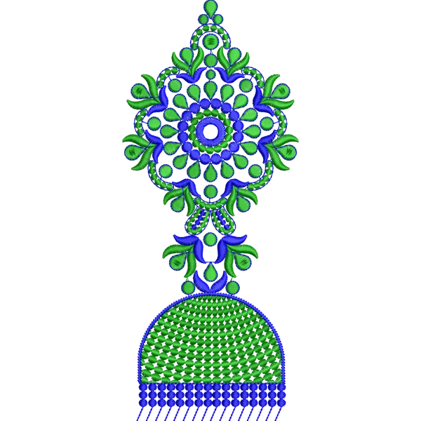 Blouse Design No :MSM - 186 - Simple Border, U Shape