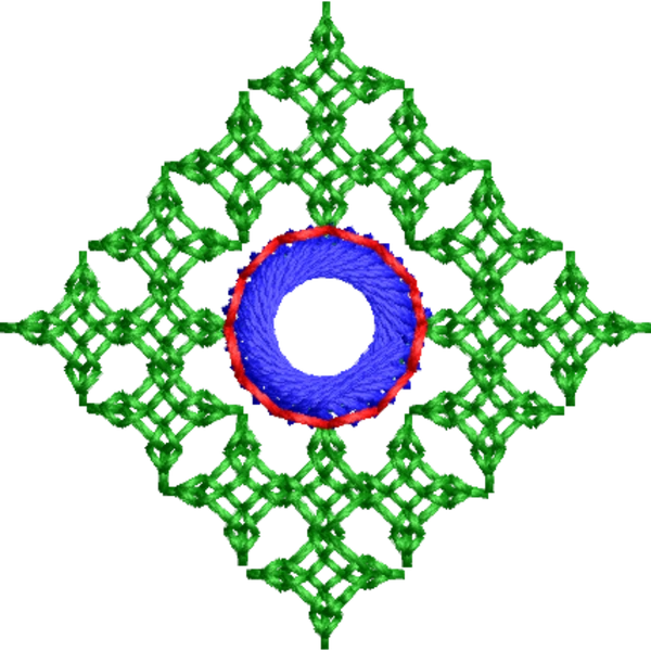 Blouse Design No :MSM - 189 - Kutch with Mirror, Simple Border, U Shape