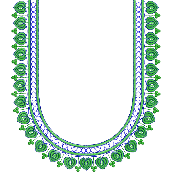 Blouse Design No :MSM - 211 - Simple Border, U Shape