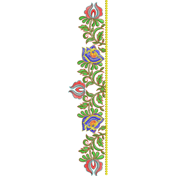 Blouse Design No :MSM - 216 - U Shape, Simple Border