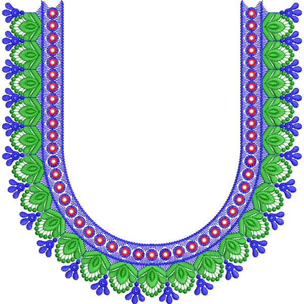 Blouse Design No :MSM - 220 - Simple Border, U Shape