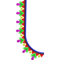 Blouse Design No :MSM - 244/1 - U Shape, Simple Border