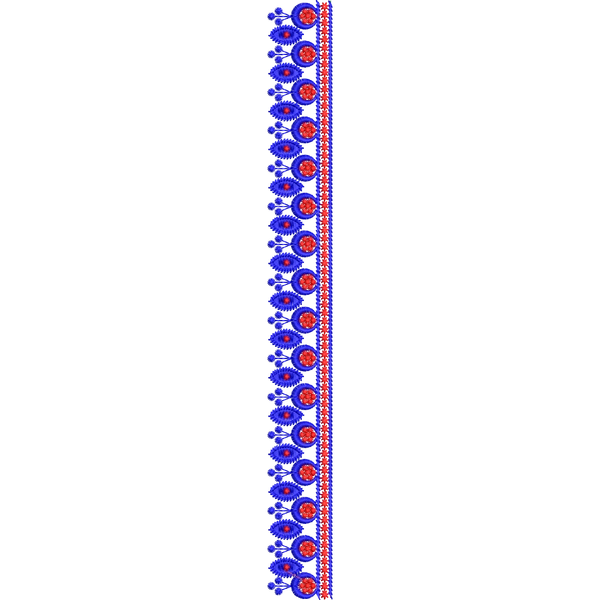 Blouse Design No :MSM - 246 - U Shape, Simple Border
