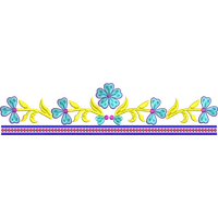 Blouse Design No :MSM - 250 - U Shape, Simple Border