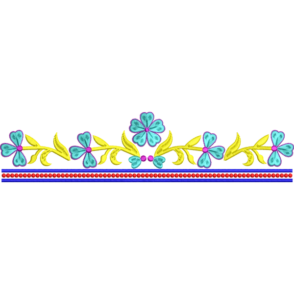 Blouse Design No :MSM - 250 - U Shape, Simple Border