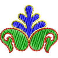 Blouse Design No :MSM - 253 - Simple Border, U Shape