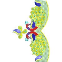 Blouse Design No :MSM - 260 - U Shape, Border With Butta
