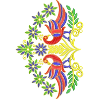 Blouse Design No :MSM - 265 - Simple Border, U Shape