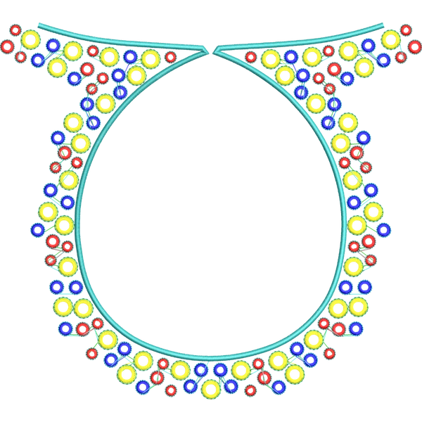 Blouse Design No :MSM - 300 - Boat Neck, Mirror Work, Full Sleeve