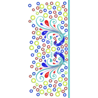 Blouse Design No :MSM - 300 - Boat Neck, Mirror Work, Full Sleeve