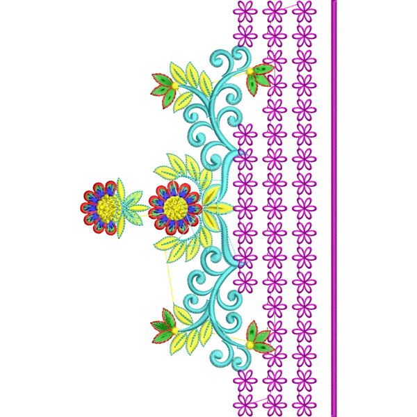 Blouse Design No :MSM - 305 - Full Sleeve, Pot Neck
