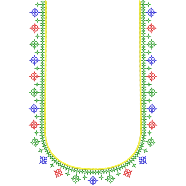Blouse Design No :MSM - 311 - U Shape, Kutch Work, Full Sleeve