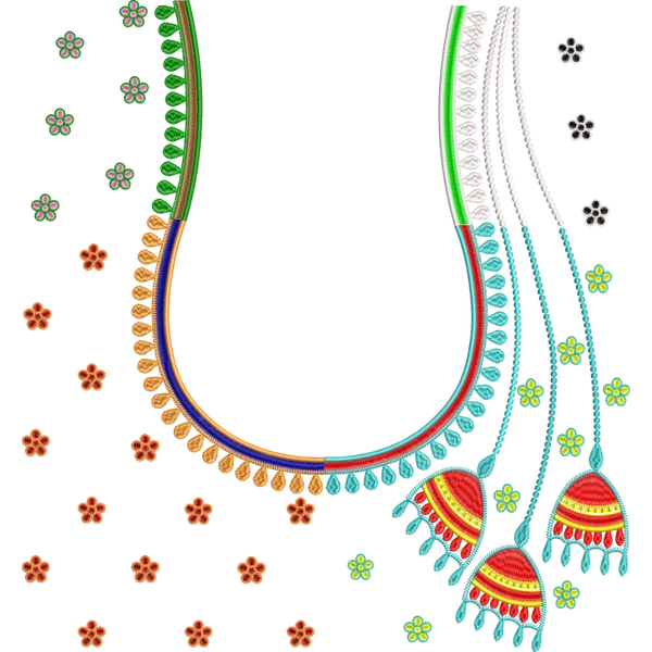 Blouse Design No :MSM - 331 - Full Sleeve, Pot Neck