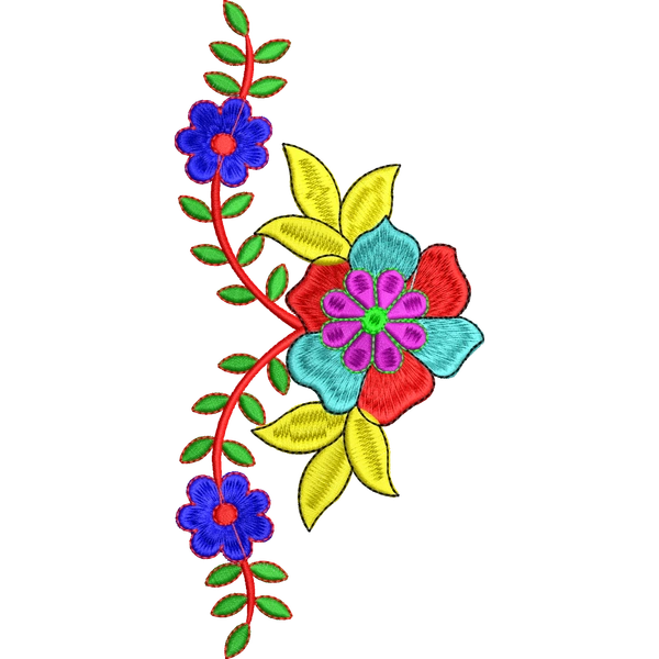 Blouse Design No :MSM - 365 - Simple Border, U Shape