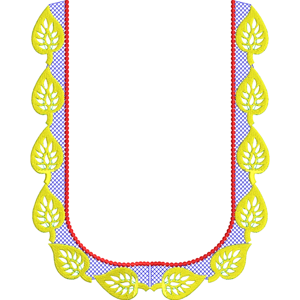 Blouse Design No :MSM - 368 - Simple Border, U Shape
