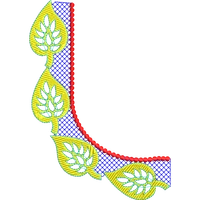Blouse Design No :MSM - 368 - Simple Border, U Shape