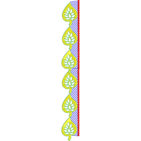 Blouse Design No :MSM - 368 - Simple Border, U Shape